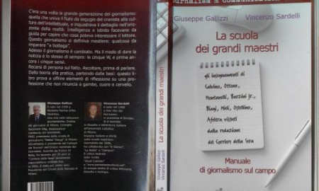 Oggi a Milano presentazione libro di giornalismo LA SCUOLA DEI GRANDI MAESTRI