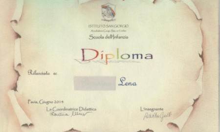 Recita e consegna diplomi per due sezioni della Scuola d’Infanzia dell’Istituto San Giorgio di Pavia –