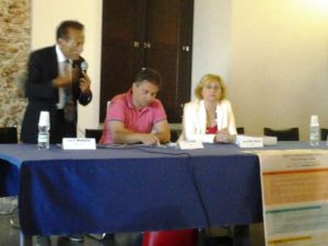 Il cardiologo Italo Richichi, il Sindaco di Gioia Tauro Giuseppe Pedà, la Preside Mariarosa Russo - 29-7-2016